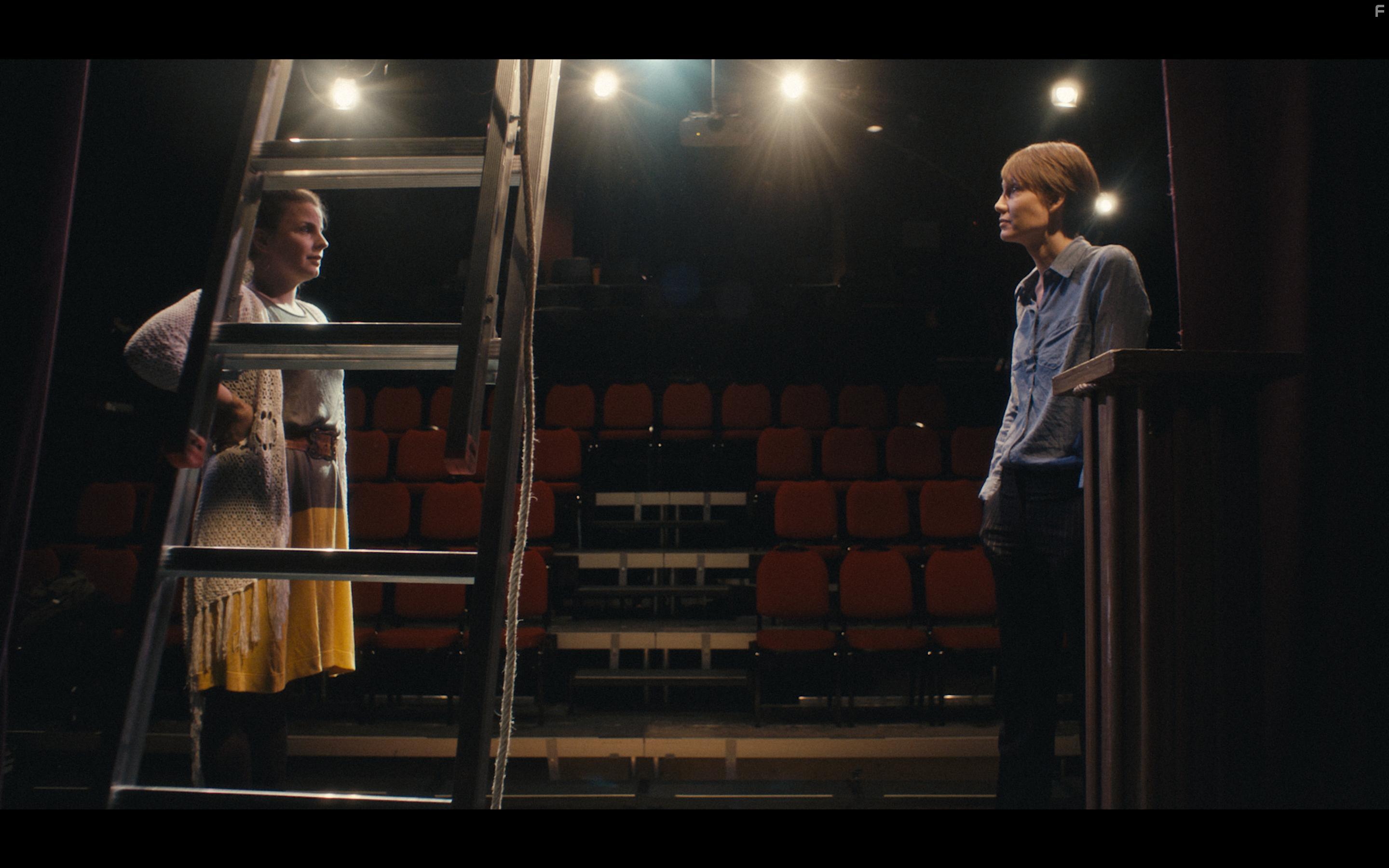 Malin Varg and Lina Sundn in Support Group Olympus (2021)