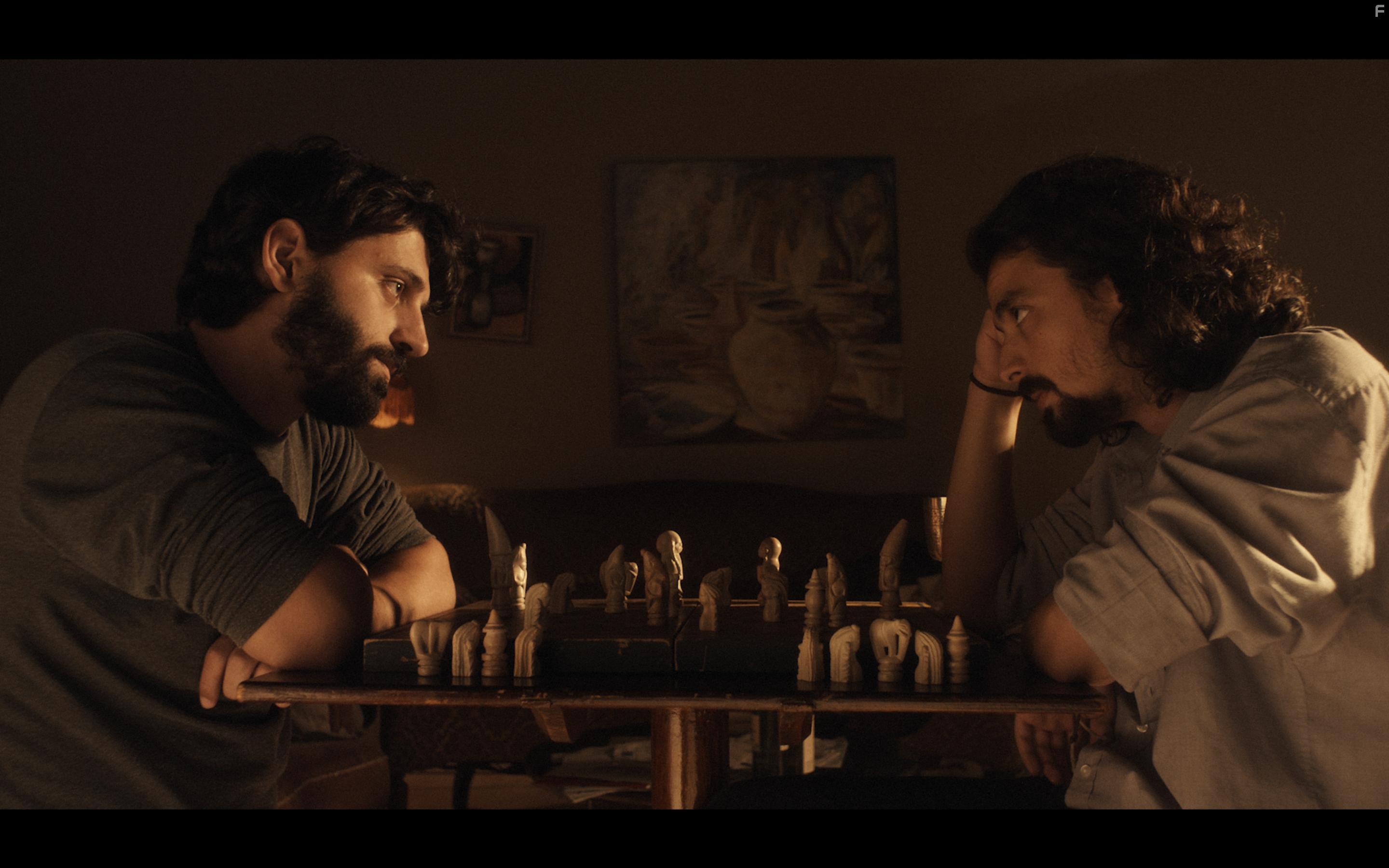 Kostis Rampavilas and Georgandreas Kalaritis in Support Group Olympus (2021)