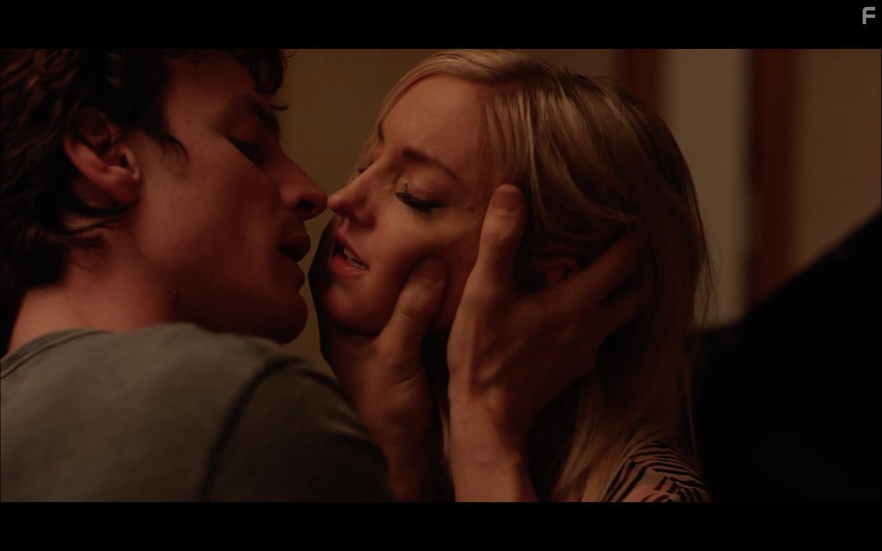 Luke Cook and Dani Barker in Follow Her (2022)