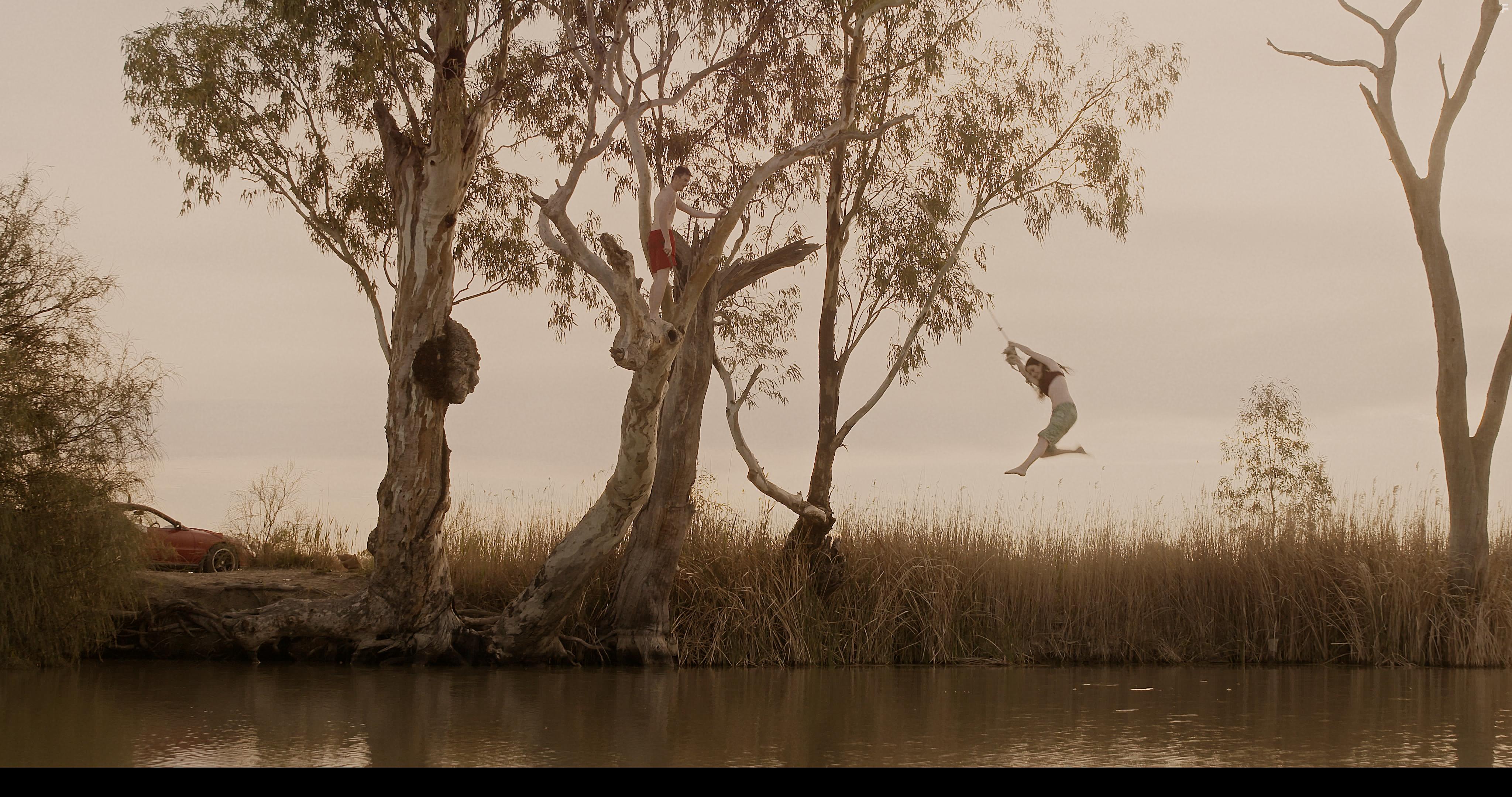 Alexander Whitrow and Sarah Milde in Roadkill (2022)