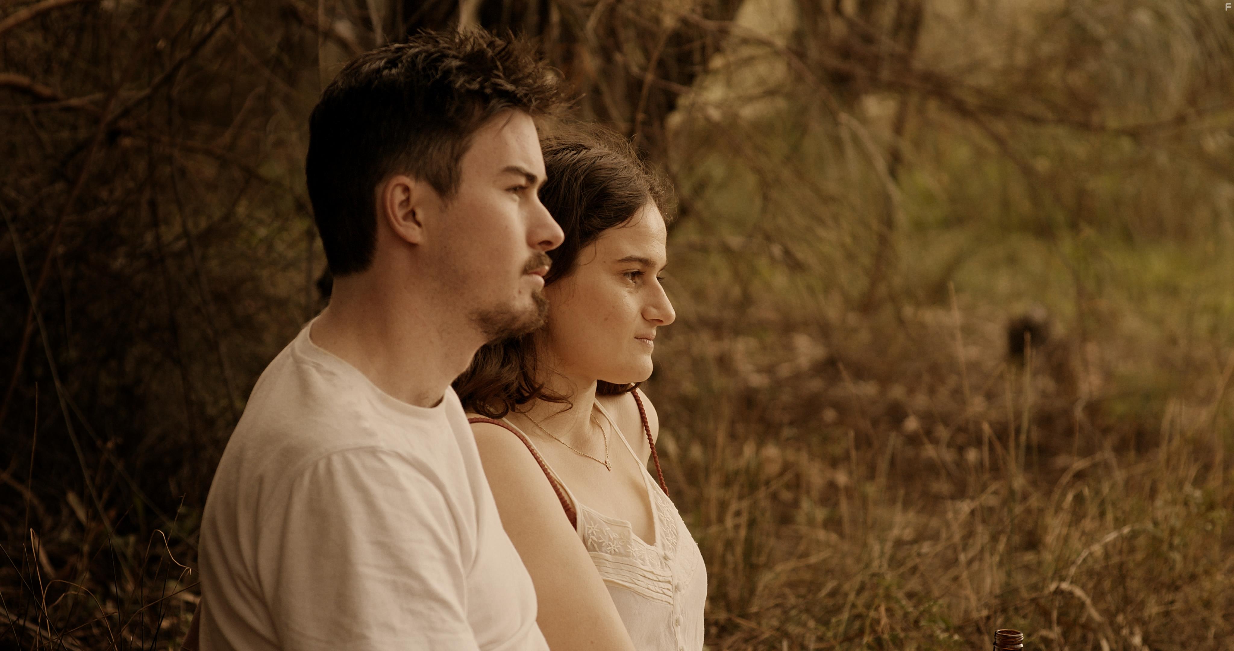 Alexander Whitrow and Sarah Milde in Roadkill (2022)