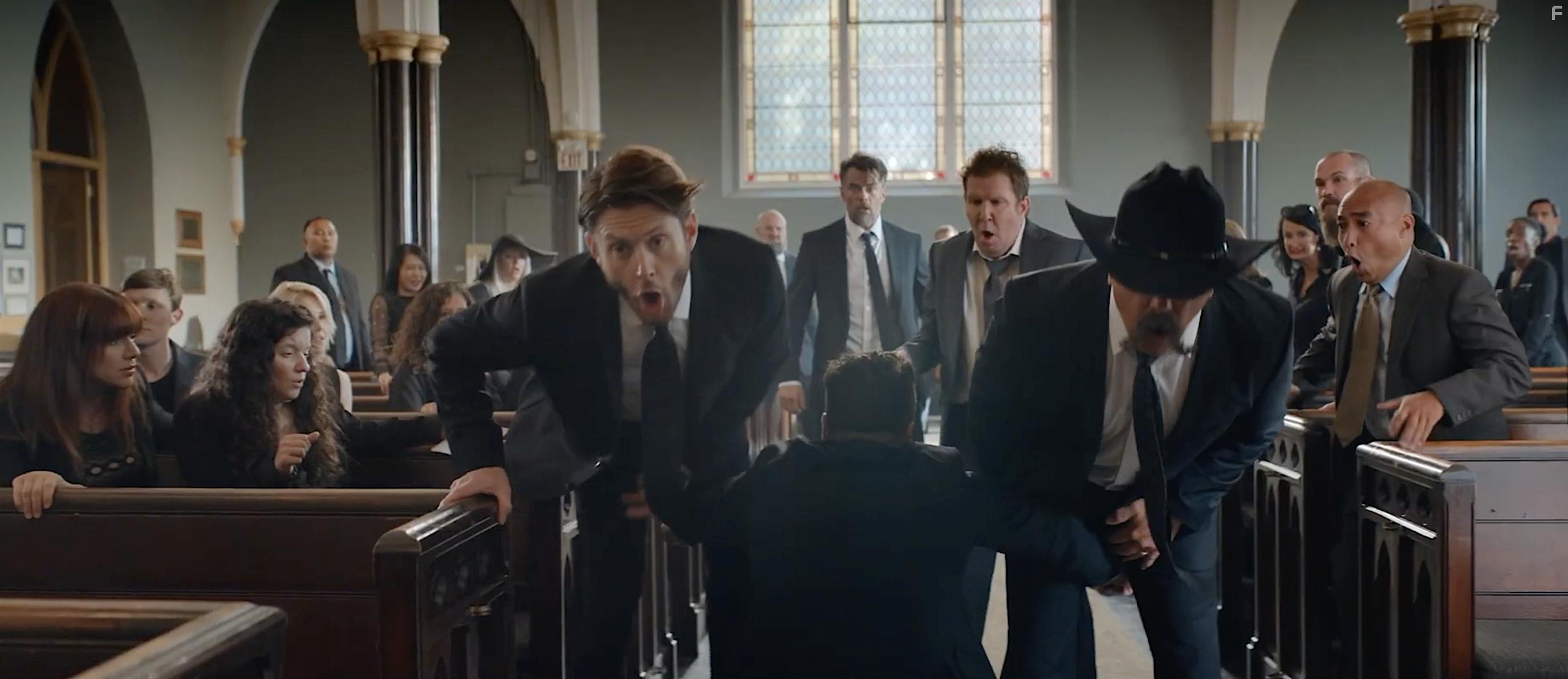 Jensen Ackles, Josh Duhamel, and Nick Swardson in Buddy Games: Spring Awakening (2023)