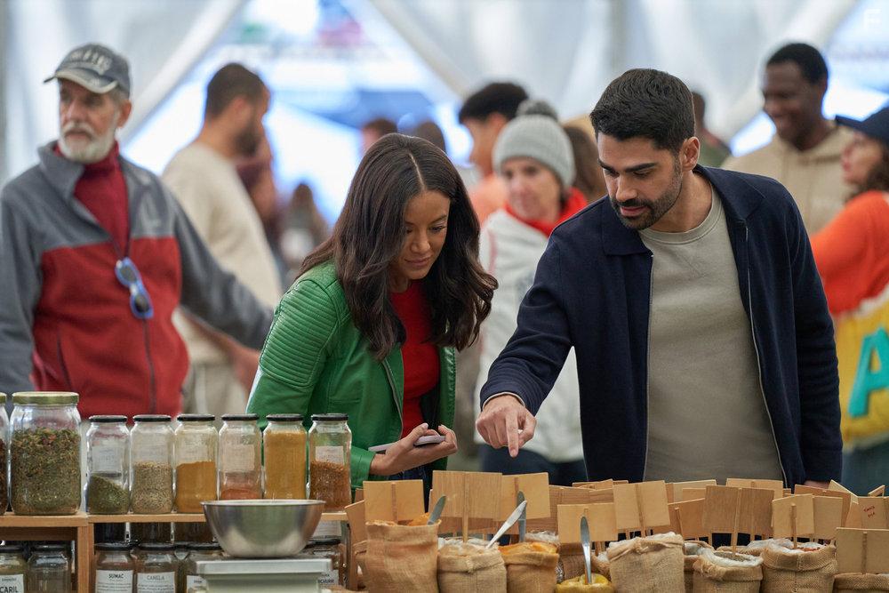 Heather Hemmens and Duarte Gomes in A Pinch of Portugal (2023)