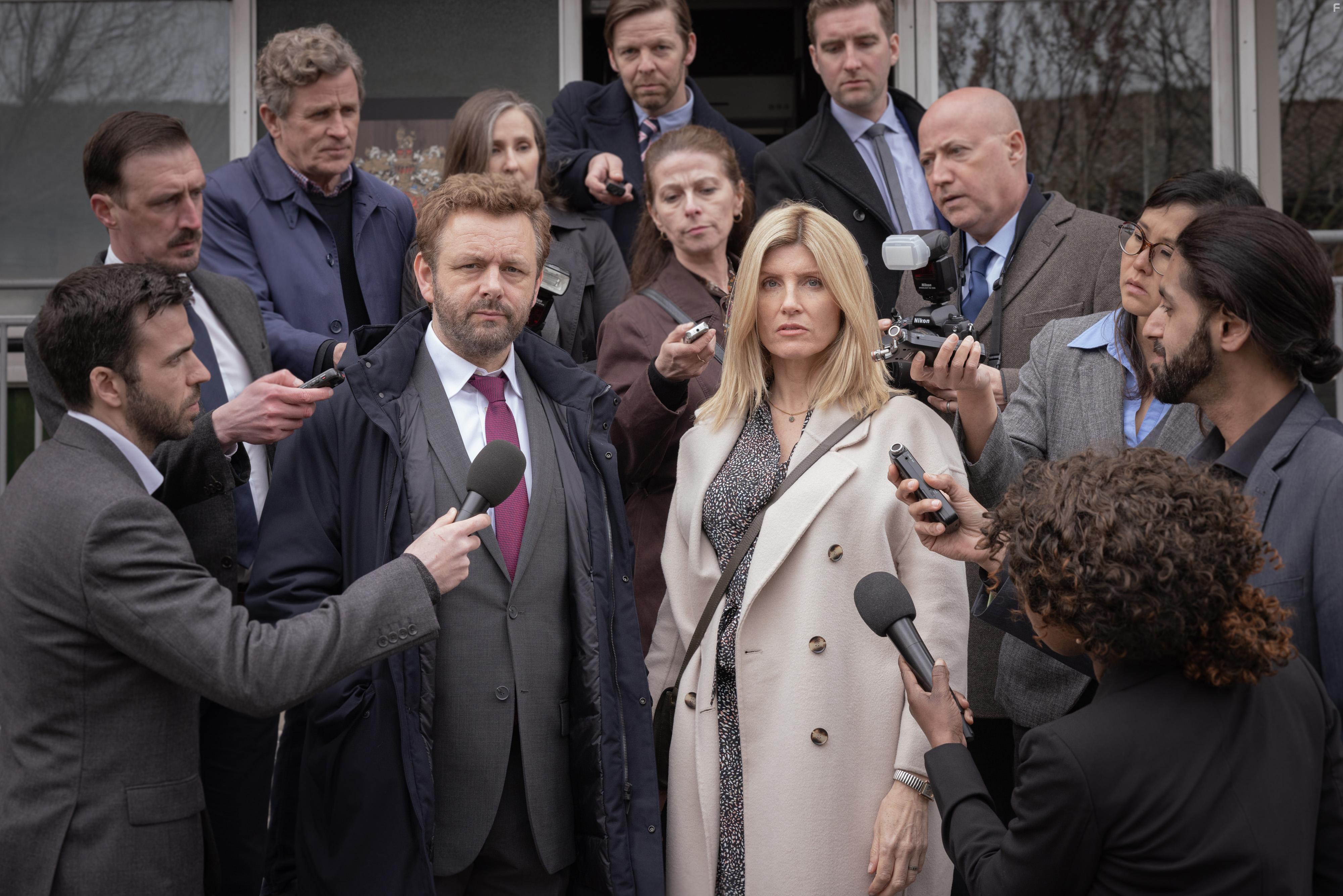 Michael Sheen and Sharon Horgan in Best Interests (2023)