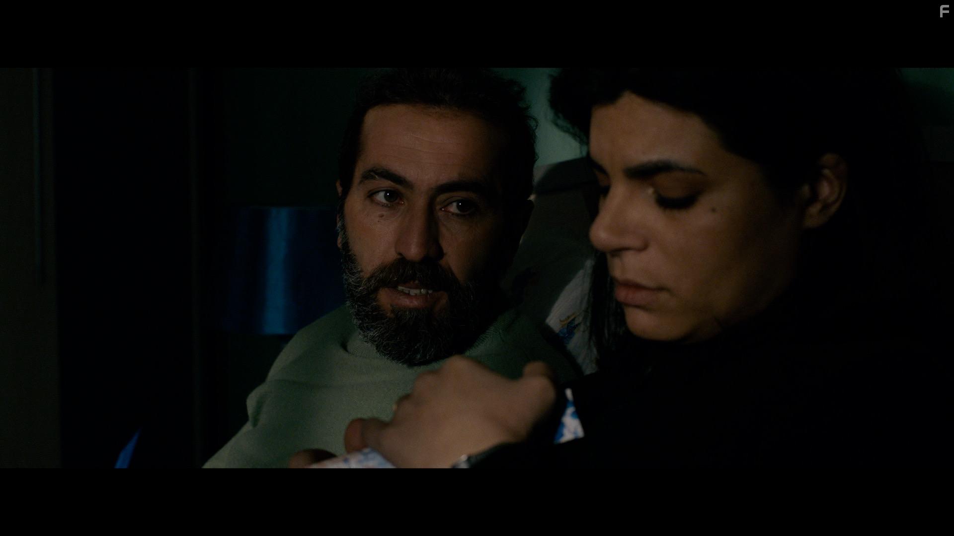 Labwa Arab and Basim Hajar in Our River...Our Sky (2021)