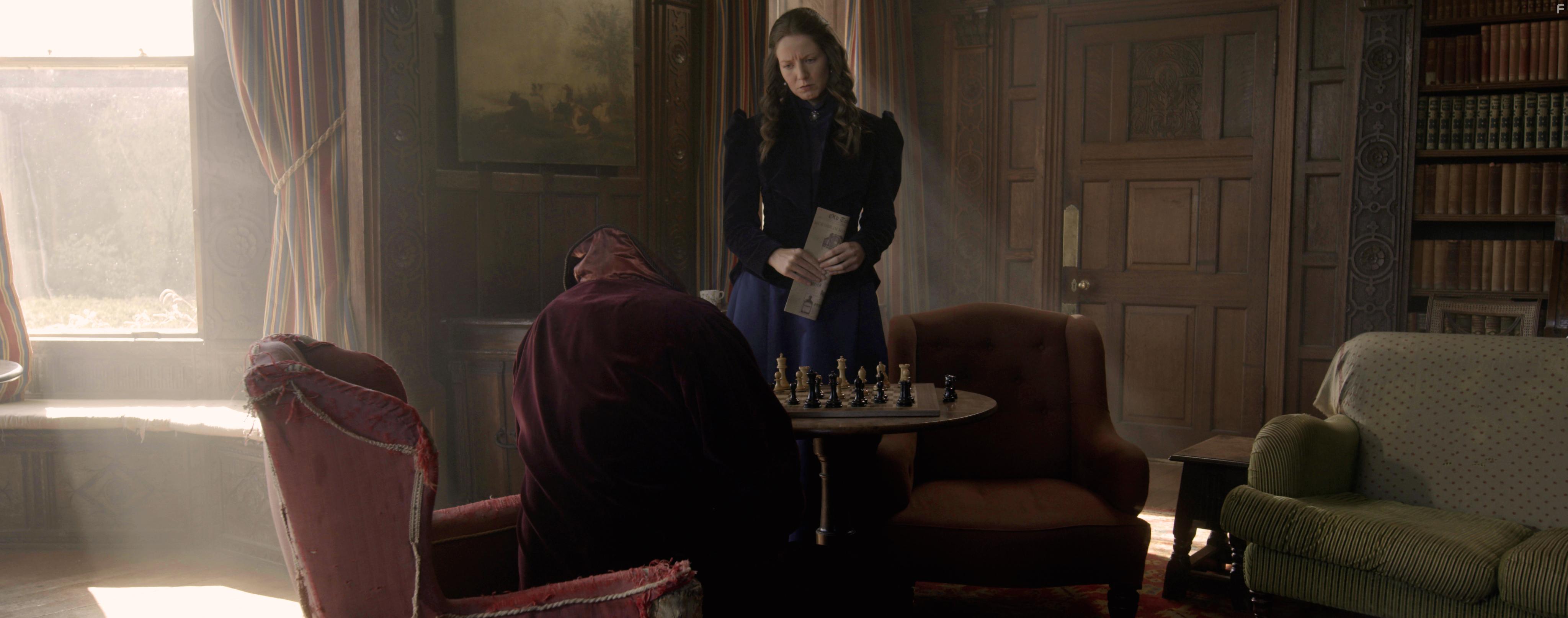 Mhairi Calvey and Mike Beckingham in Fear the Invisible Man (2023)