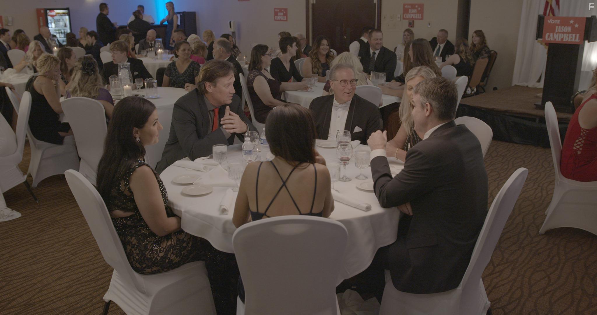 Kevin Sorbo, Eddie McClintock, Kristin Wilson, and Daniela Simms in Chosen (2021)