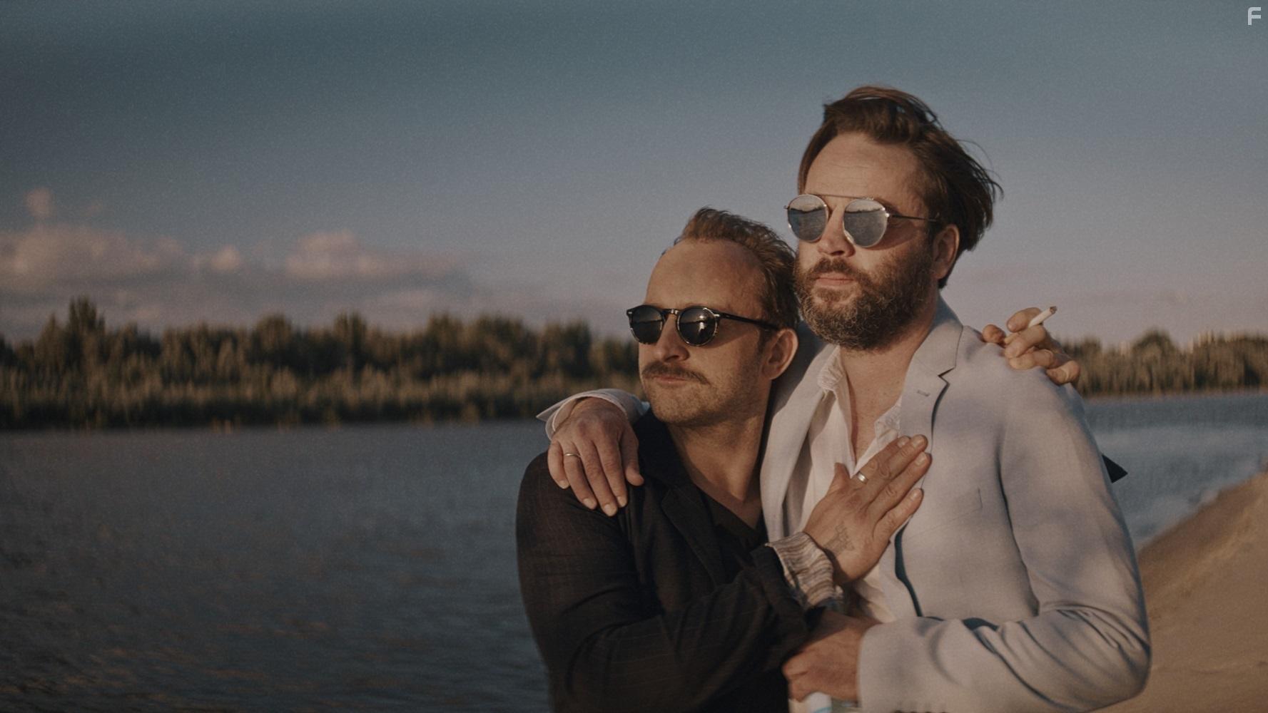 Borys Szyc and Piotr Polak in Warszawianka (2023)