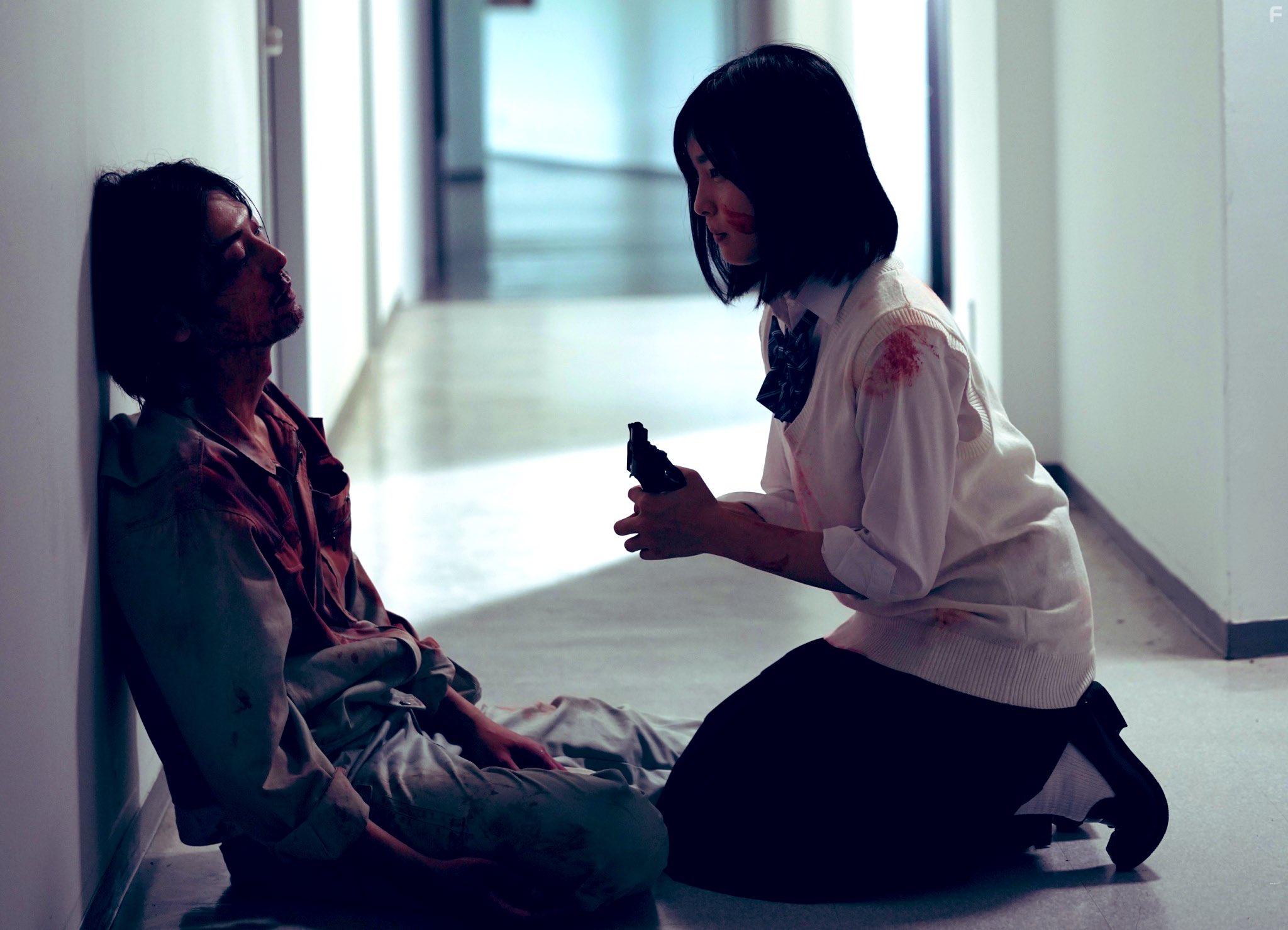 Seiji Fukushi and Haruka Im in Aru youmuin (2021)