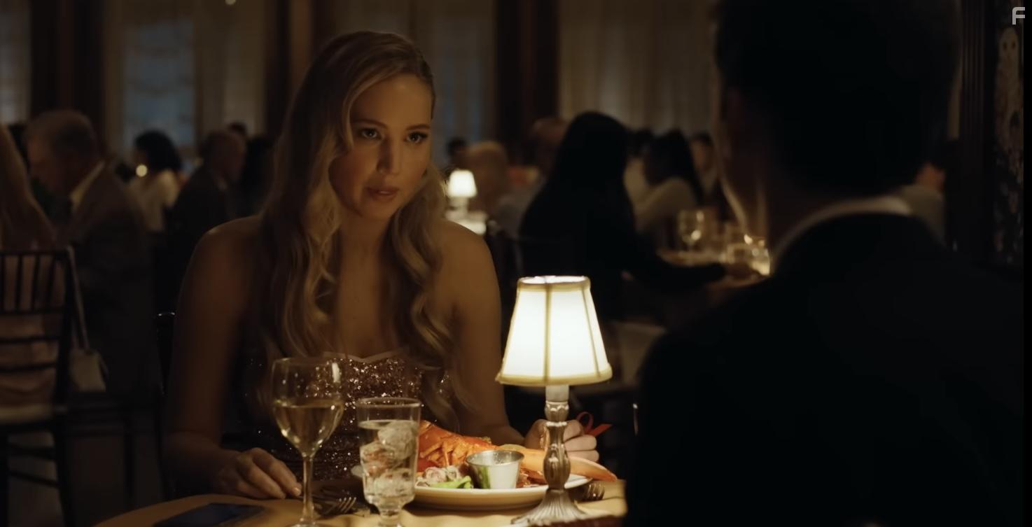 Andrew Barth Feldman and Jennifer Lawrence in No Hard Feelings (2023)