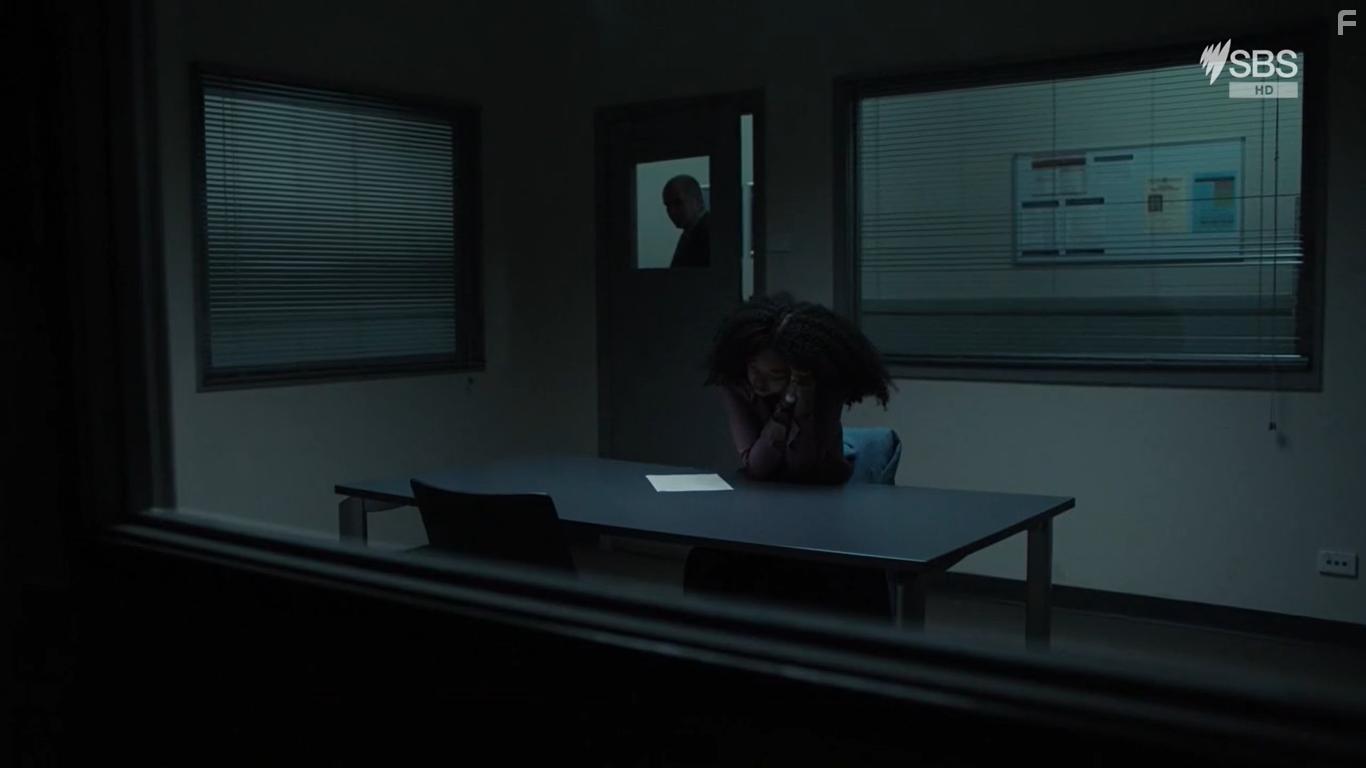 Ian Bliss and Aisha Dee in Safe Home (2023)