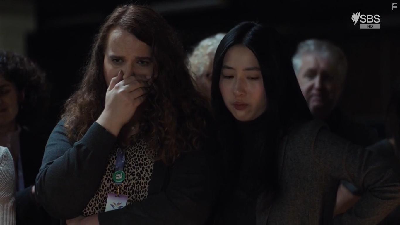 Mabel Li and Anna Piper in Safe Home (2023)