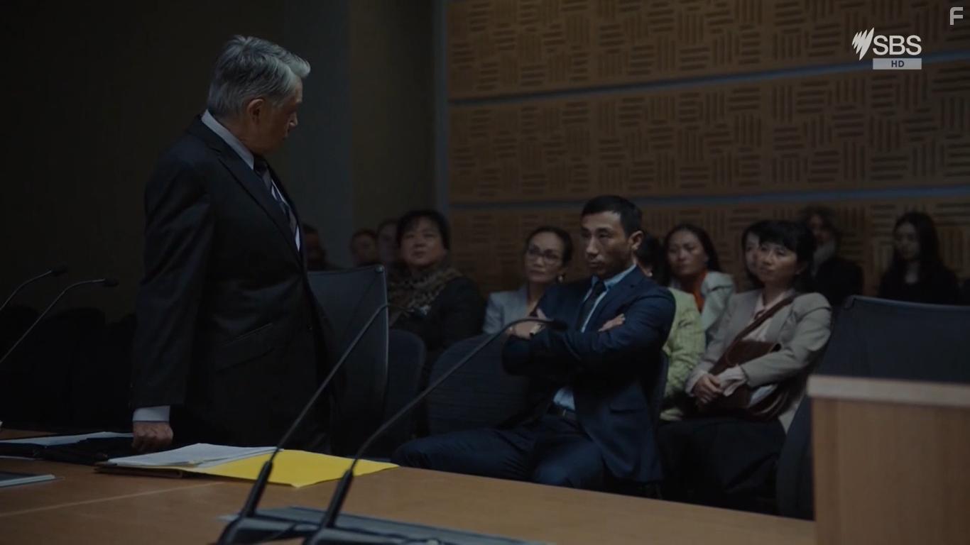 Lorraine Patterson and Yuchen Wang in Safe Home (2023)