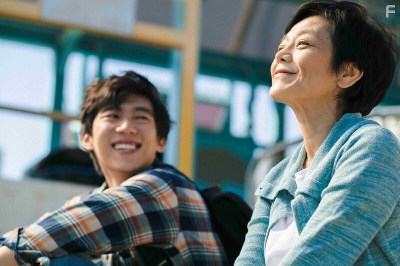 Sylvia Chang and Henick Chou in A Light Never Goes Out (2022)