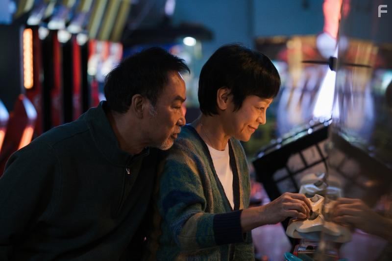 Sylvia Chang and Simon Yam in A Light Never Goes Out (2022)