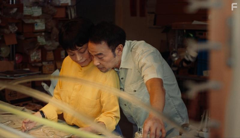Sylvia Chang and Simon Yam in A Light Never Goes Out (2022)