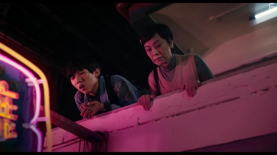 Sylvia Chang and Henick Chou in A Light Never Goes Out (2022)