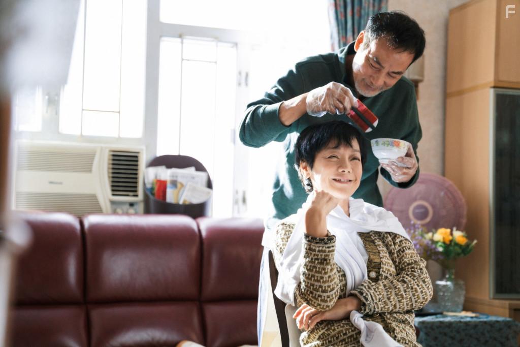 Sylvia Chang and Simon Yam in A Light Never Goes Out (2022)