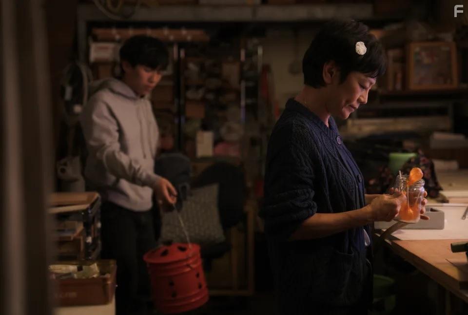 Sylvia Chang and Henick Chou in A Light Never Goes Out (2022)