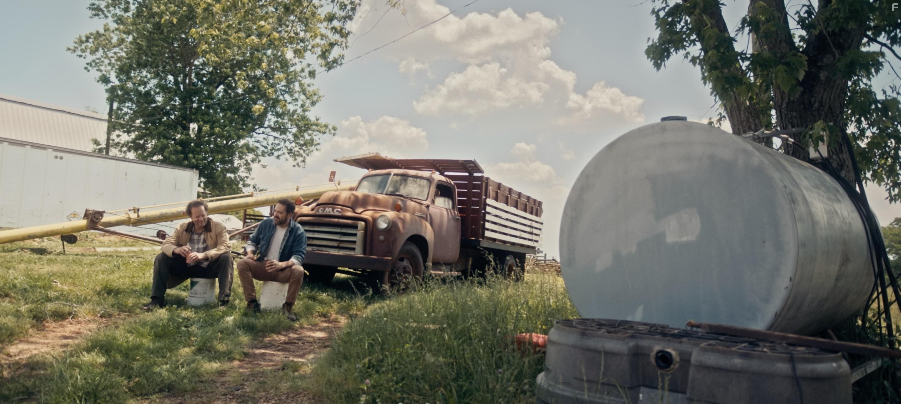 Shuler Hensley and Will Hawkes in Devil's Hollow (2023)