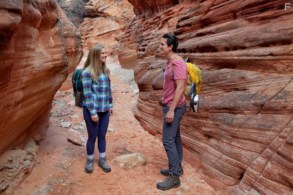 Cindy Busby and David Gridley in Love in Zion National: A National Park Romance (2023)