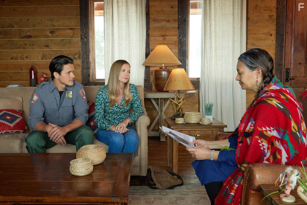 Cindy Busby, David Gridley, and Monique Filips in Love in Zion National: A National Park Romance (2023)