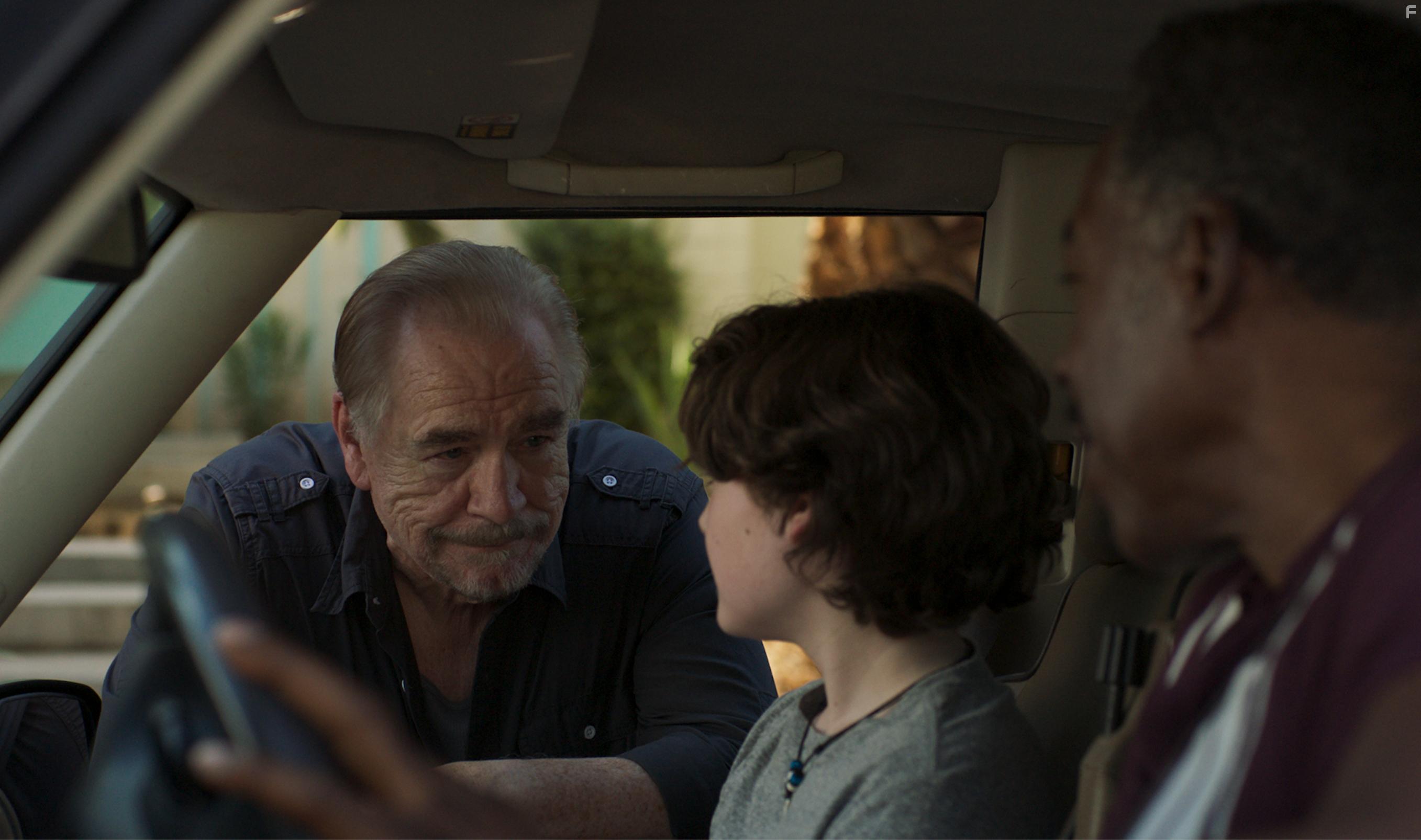 Brian Cox and Christopher Convery in Prisoner's Daughter (2022)