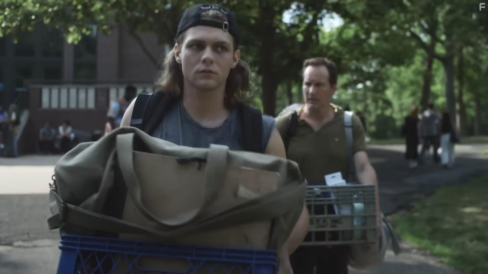 Patrick Wilson and Ty Simpkins in Insidious: The Red Door (2023)