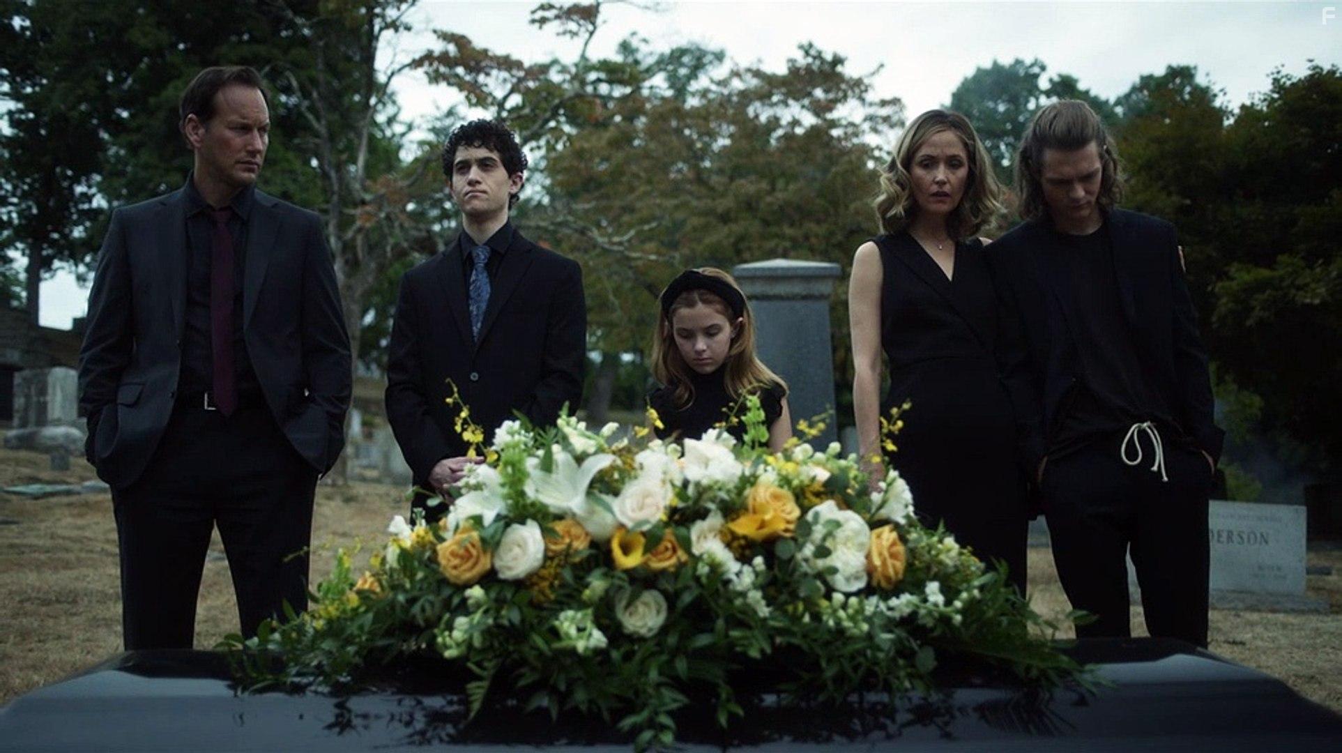 Rose Byrne, Patrick Wilson, Ty Simpkins, Andrew Astor, and Juliana Davies in Insidious: The Red Door (2023)