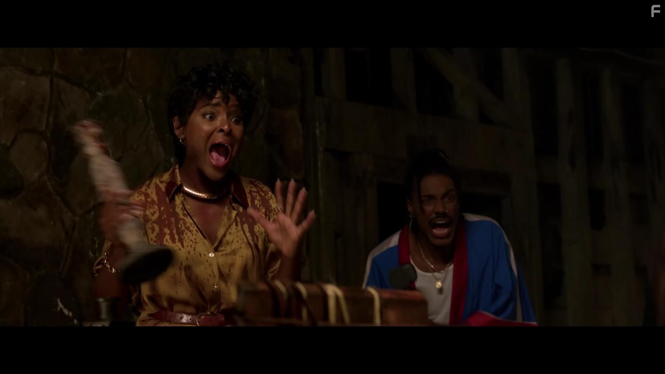 Antoinette Robertson and Dewayne Perkins in The Blackening (2022)