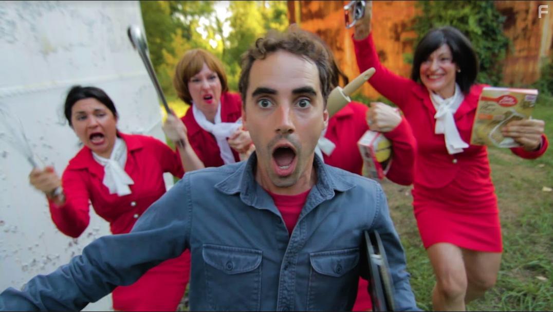 Jeremy Rishe, Judith Anna Di Donato, and Julia VanderVeen in The Marshmallow Mystery Tour (2021)