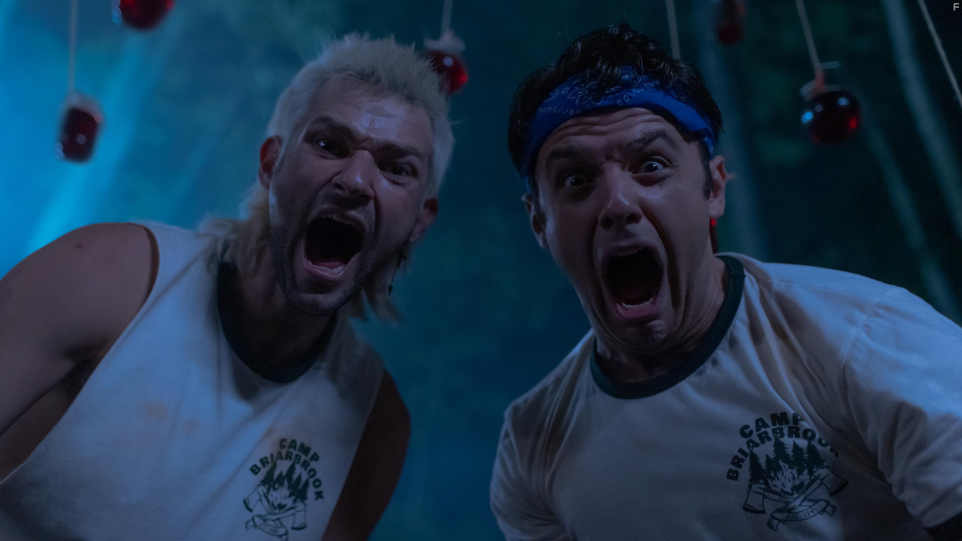 Ehad Berisha and Adam Weppler in She Came from the Woods (2022)