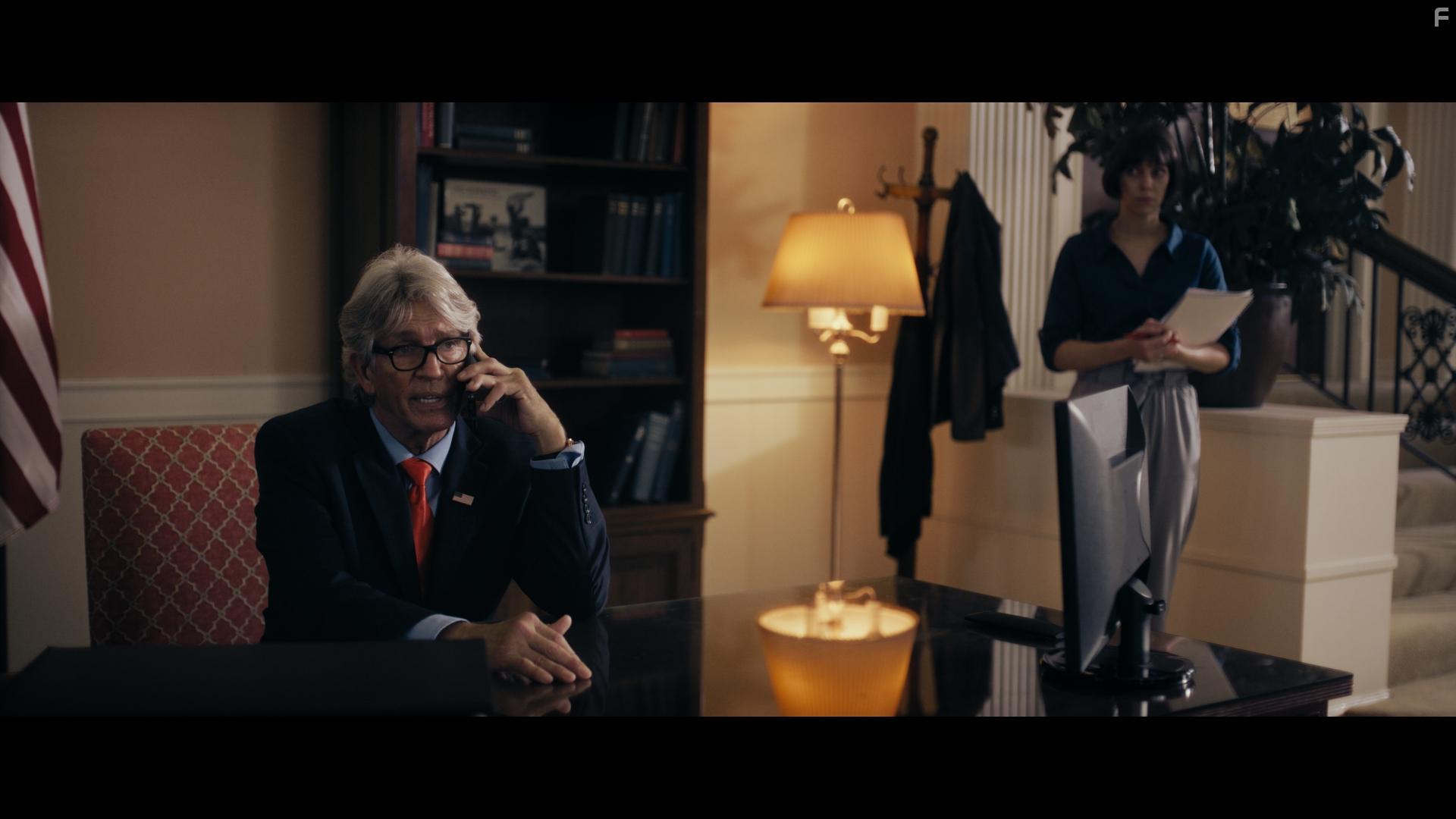 Eric Roberts and Alexandra Vaughan in DC Down (2023)