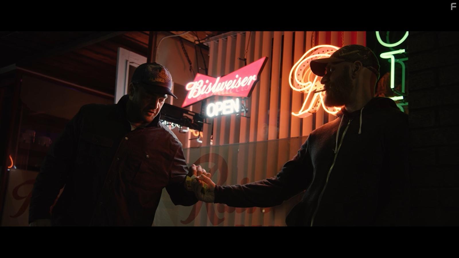 Chris 'C.T.' Tamburello and Ed Morrone in Hunting Games (2023)