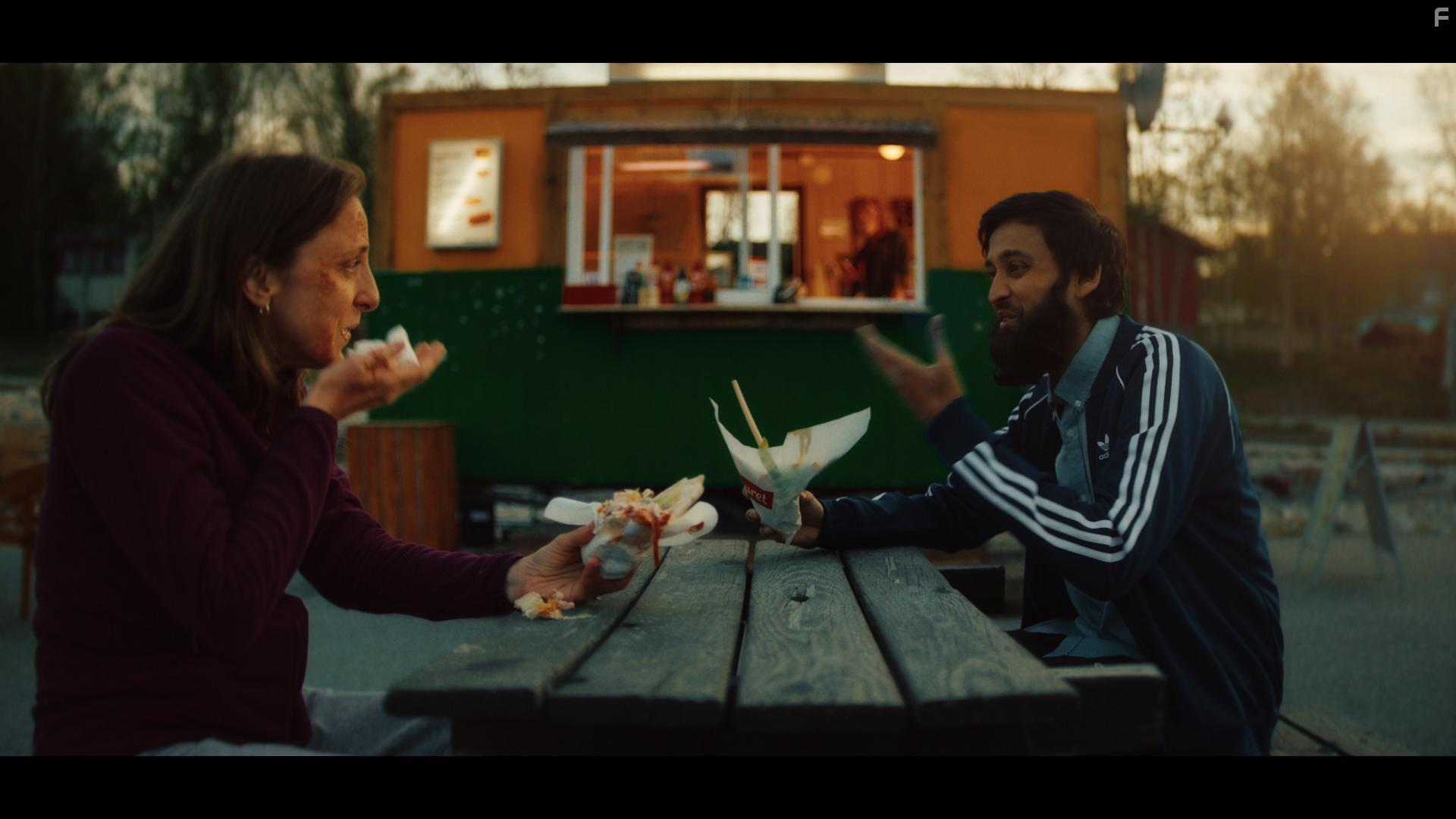 Kristin Grue and Ayaz Hussain in Jordbrukerne (2021)