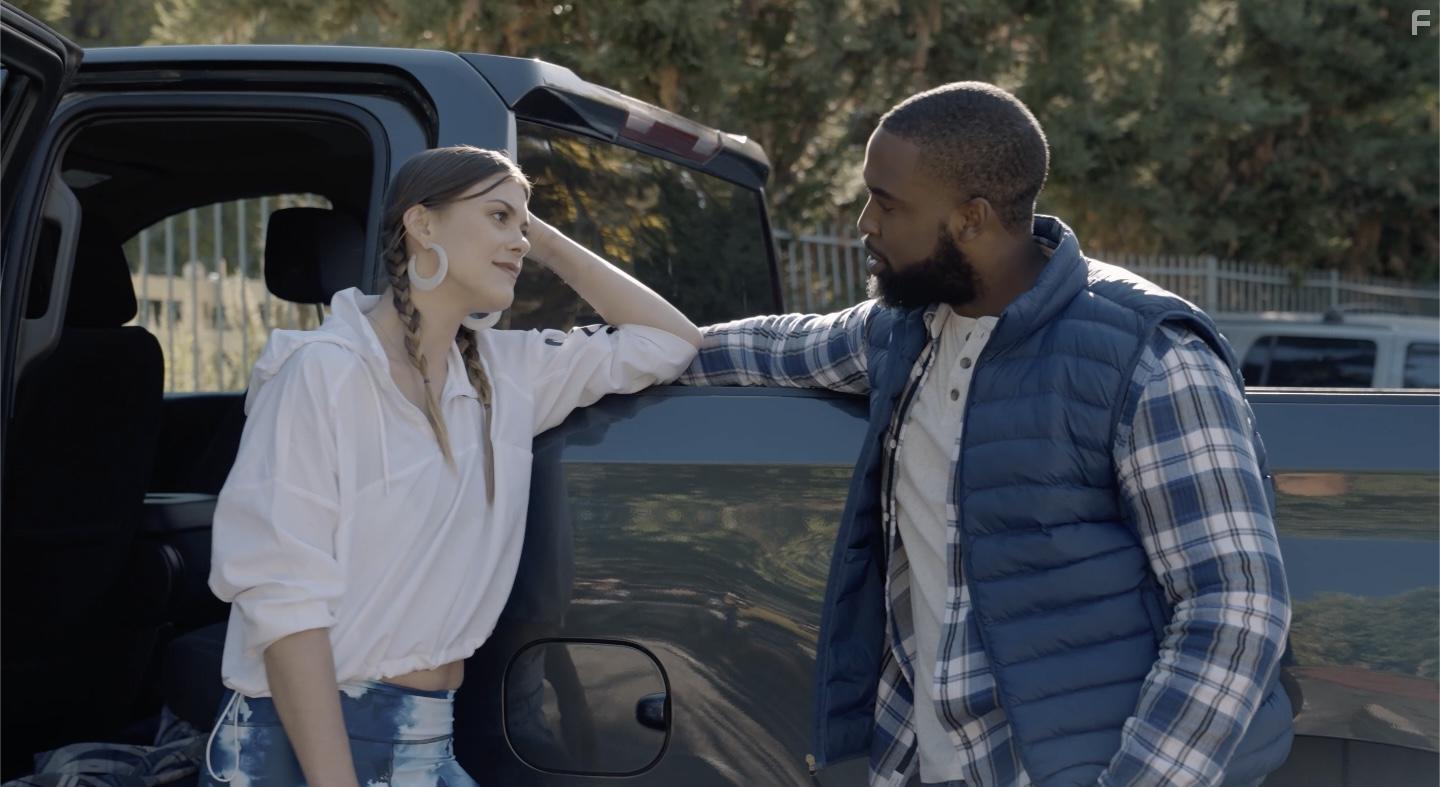 Daniel Curtis Lee and Lindsey Shaw in As Certain as Death (2023)