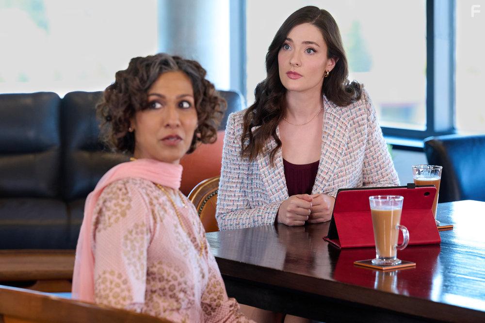 Rekha Sharma and Eva Bourne in Make Me a Match (2023)