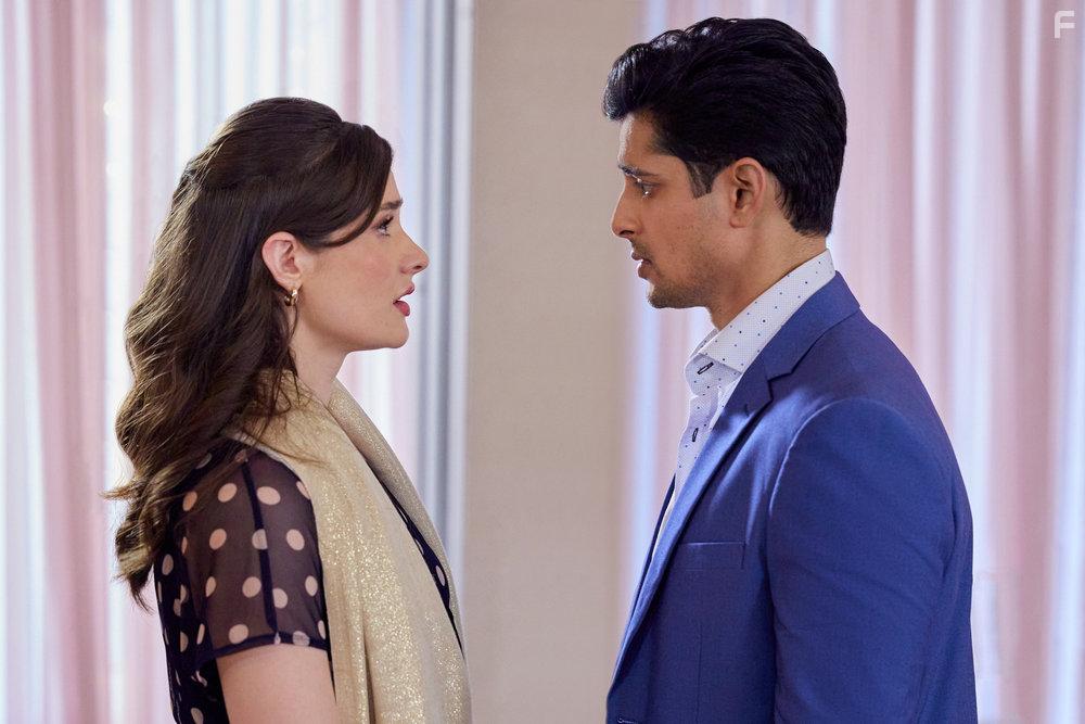 Eva Bourne and Rushi Kota in Make Me a Match (2023)