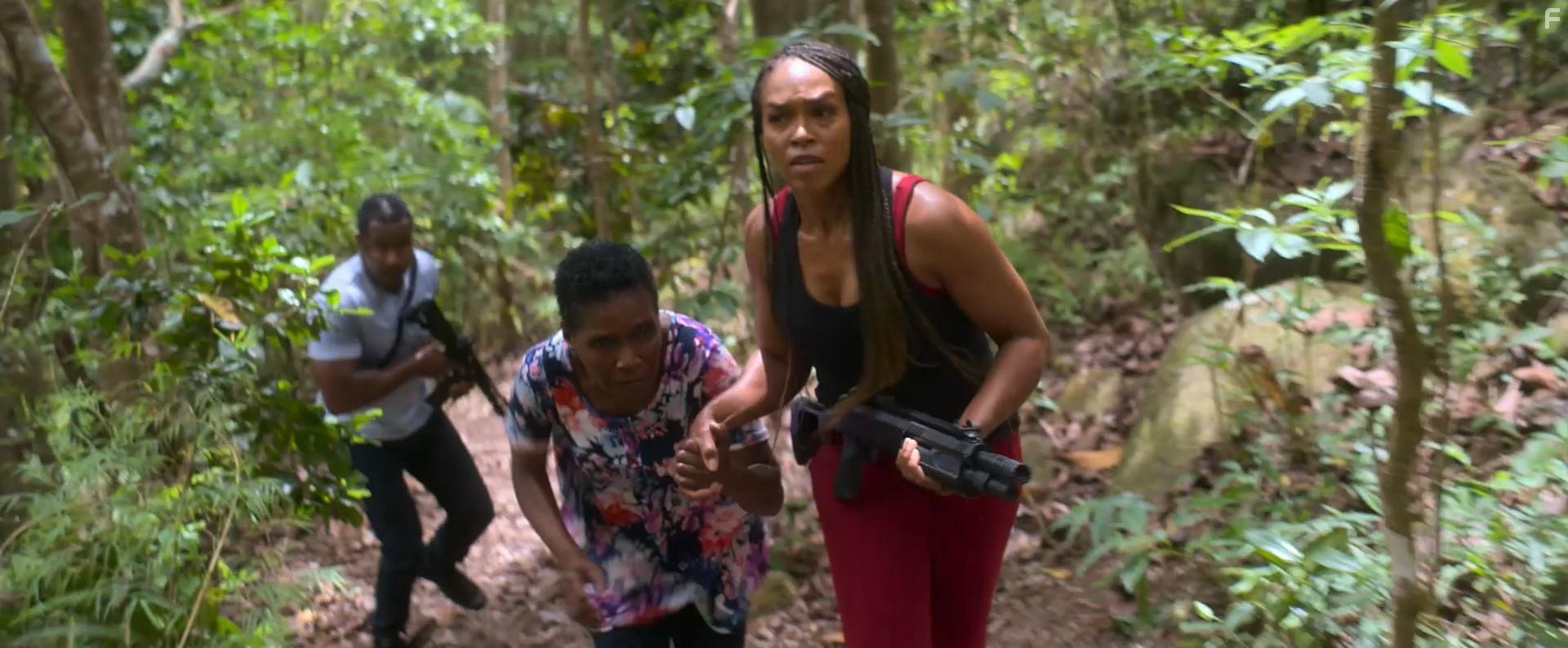 Gillian White and Michael Jai White in The Island (2023)