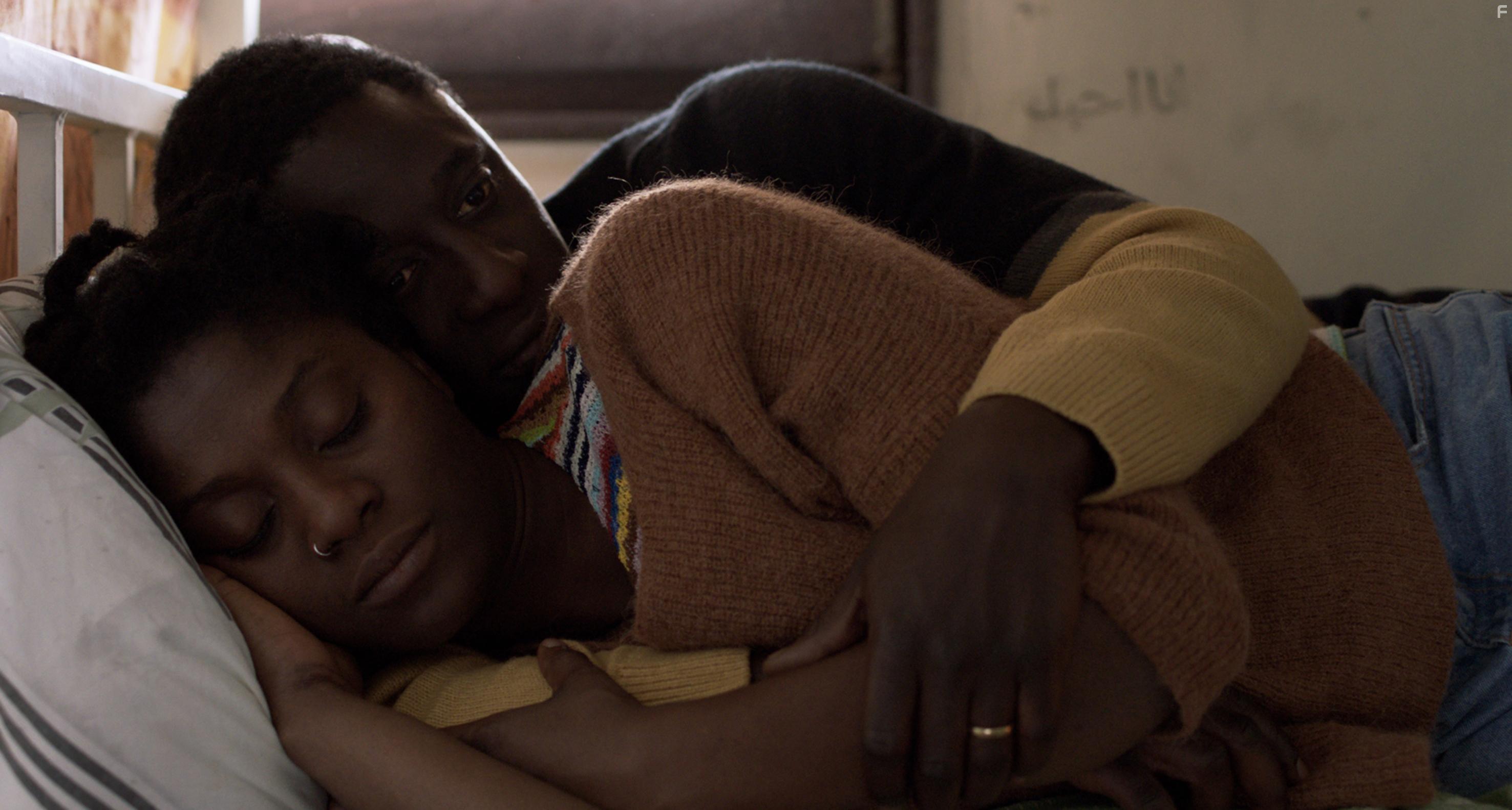 Ibrahim Koma and Nancy Mensah-Offei in Strahinja Banovic (2021)
