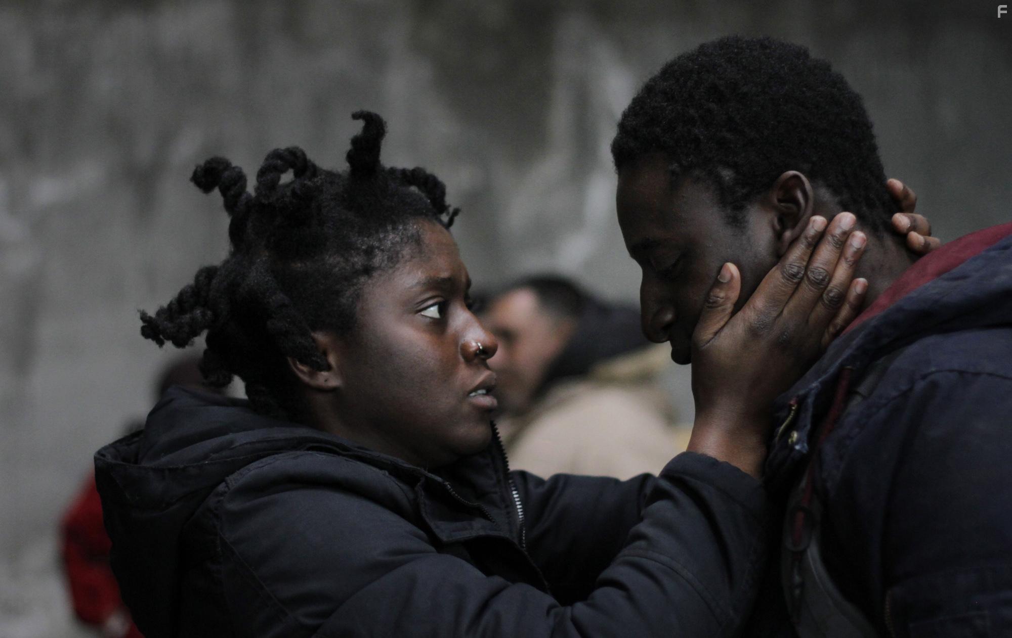Ibrahim Koma and Nancy Mensah-Offei in Strahinja Banovic (2021)