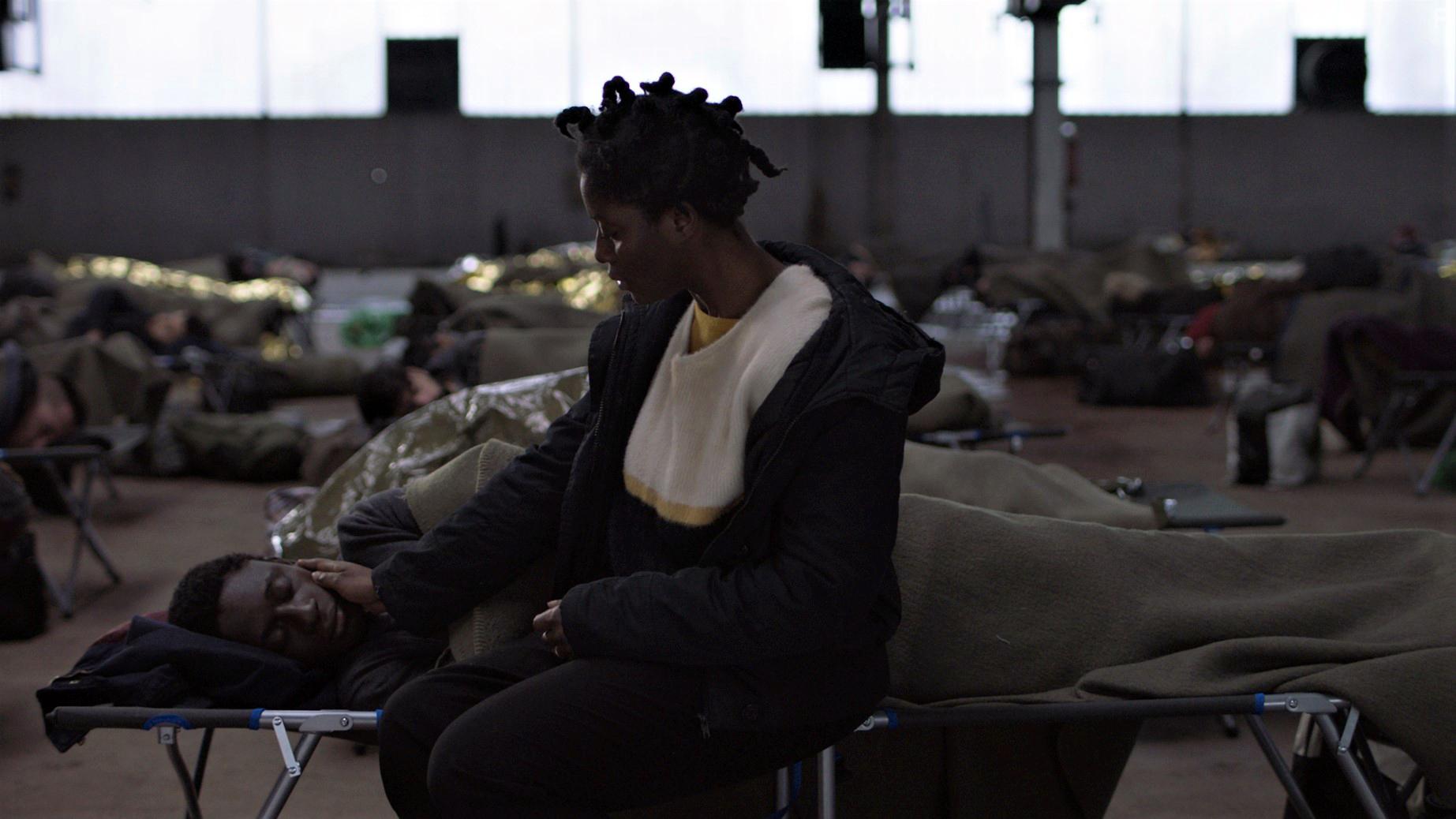 Ibrahim Koma and Nancy Mensah-Offei in Strahinja Banovic (2021)