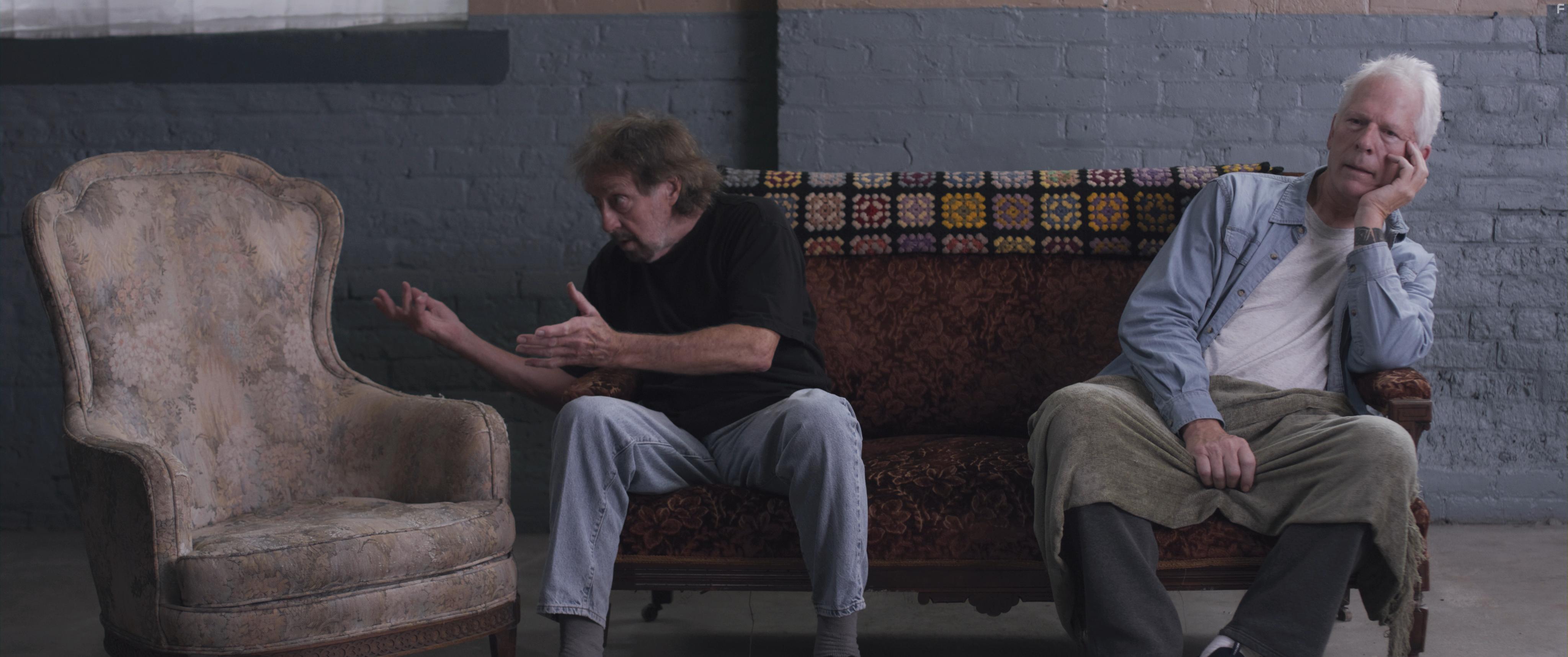 Bruce Purcell and Tom Emmott in Let Me Have My Son (2023)