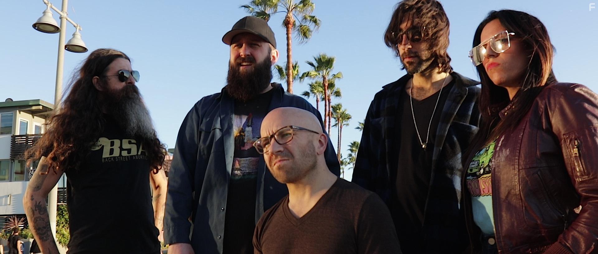 Orly Gal, Christophe Zajac-Denek, Shad Hernandez, and Jason Sereno in The Get Lost Losers (2022)