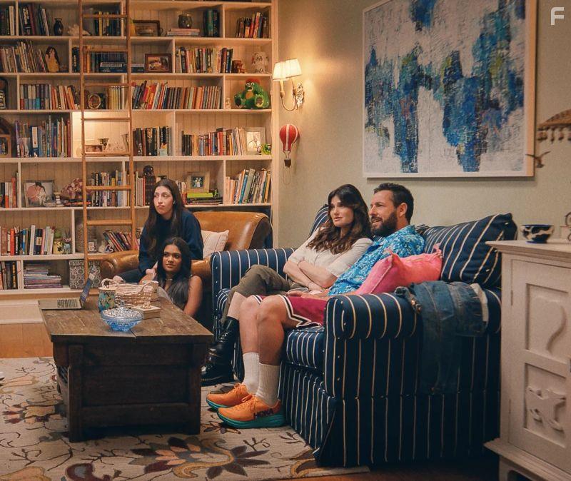 Adam Sandler and Idina Menzel in You Are So Not Invited to My Bat Mitzvah (2023)