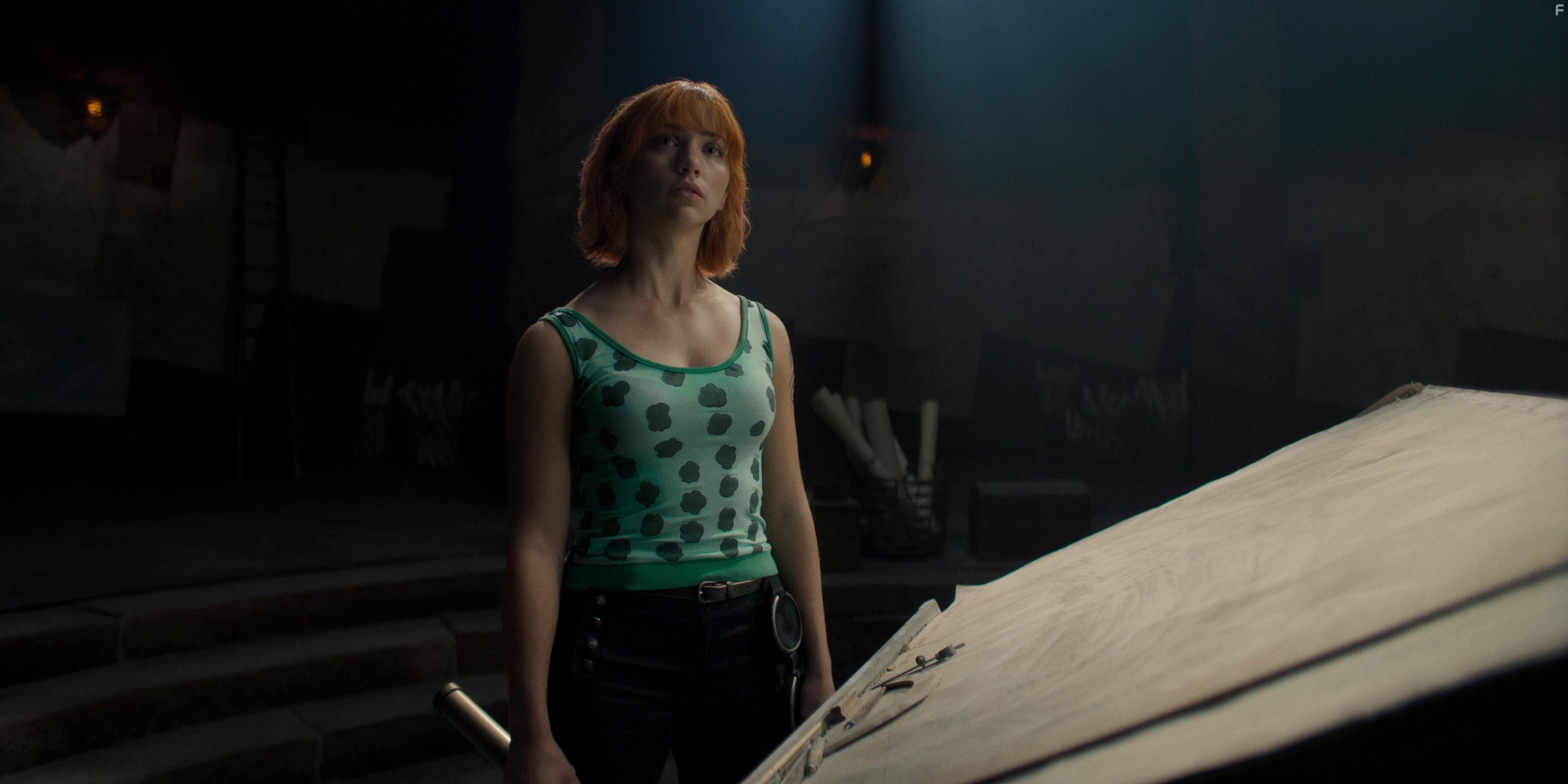 Nami and Emily Rudd in One Piece (2023)