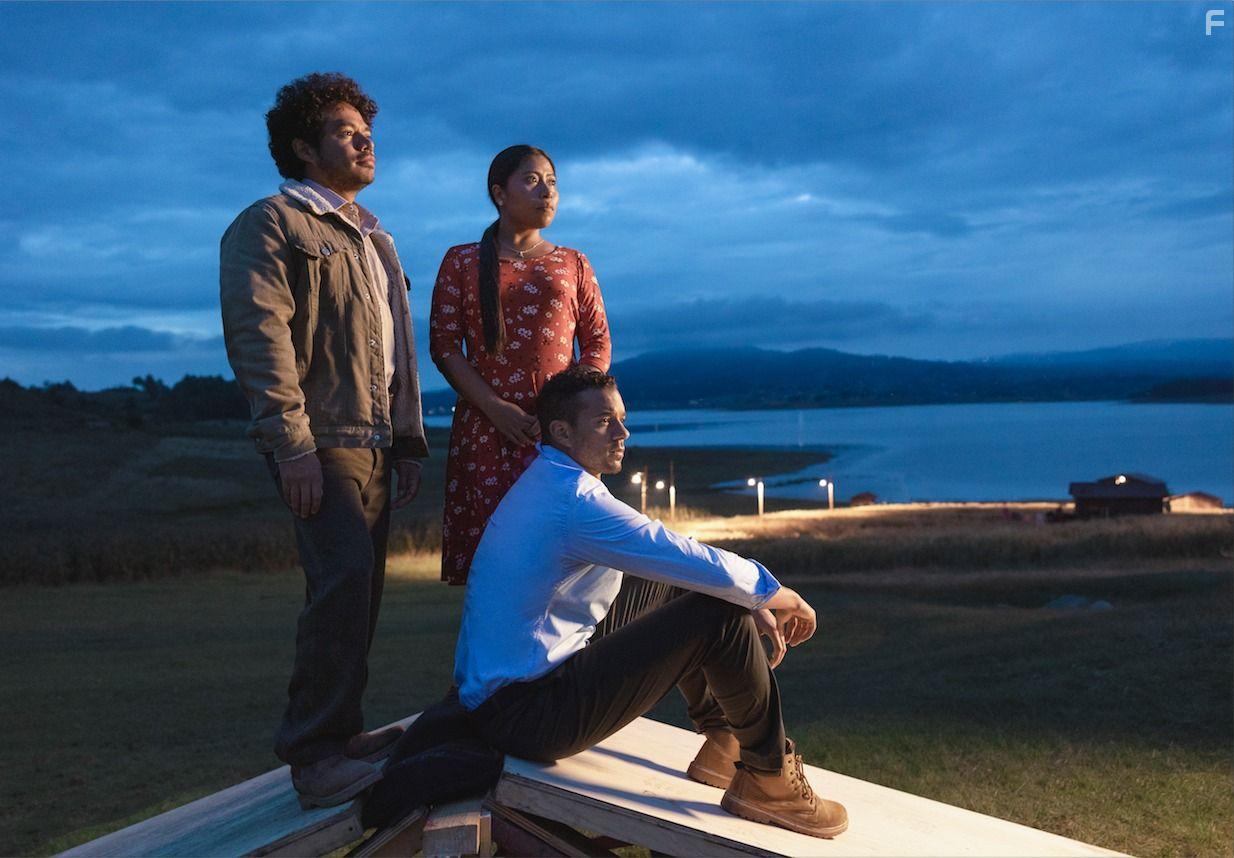Guillermo Villegas, Pierre Louis, and Yalitza Aparicio in La Gran Seduccin (2023)