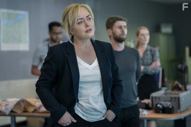 Angeline Ball, Cathy Belton, Aaron Monaghan, and Kwaku Fortune in Hidden Assets (2021)