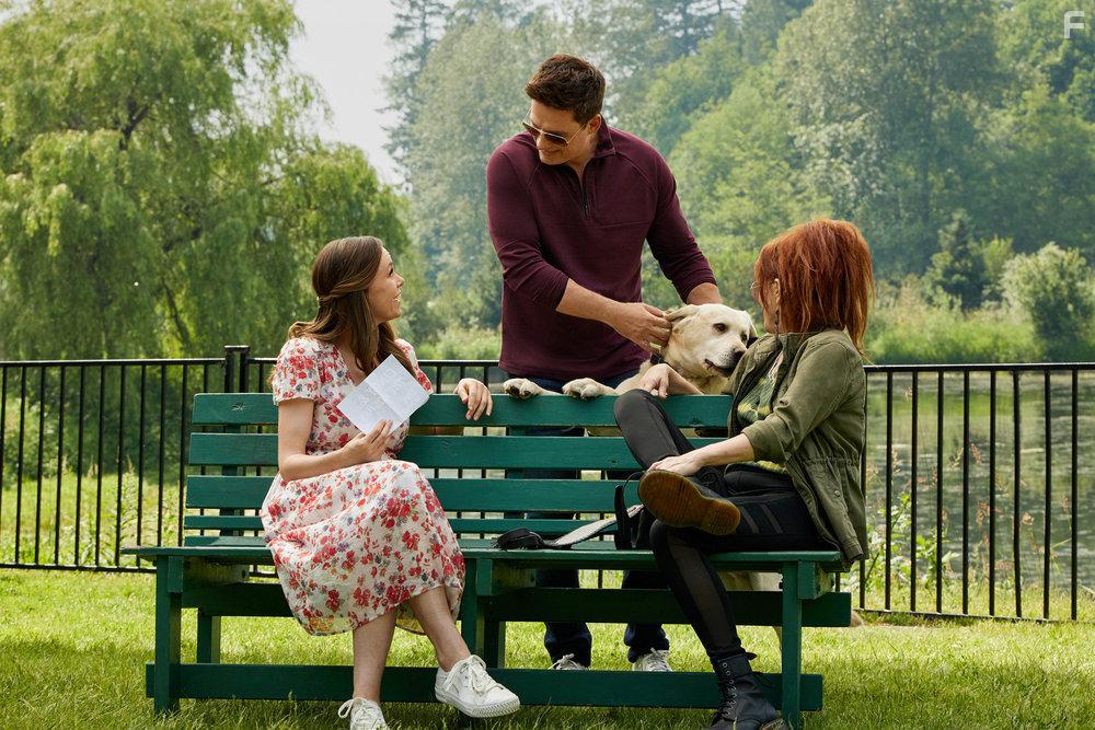Lynda Boyd, Rachel Boston, and Warren Christie in The More Love Grows (2023)
