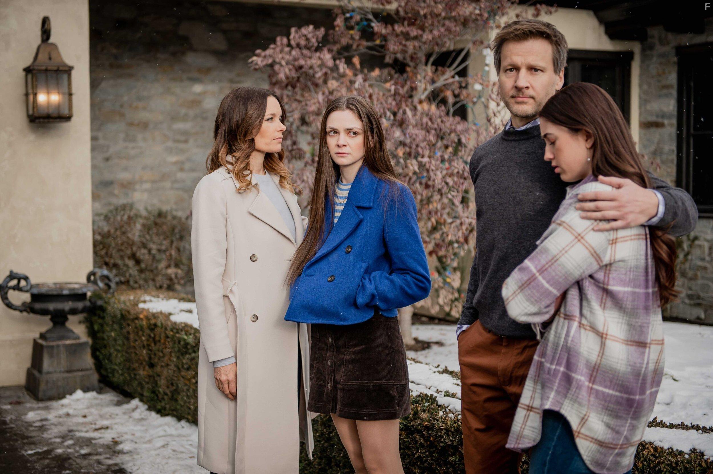 Gina Holden, Jason Cermak, Zo Christie, and Ashley Wood in Catfish Murder (2023)